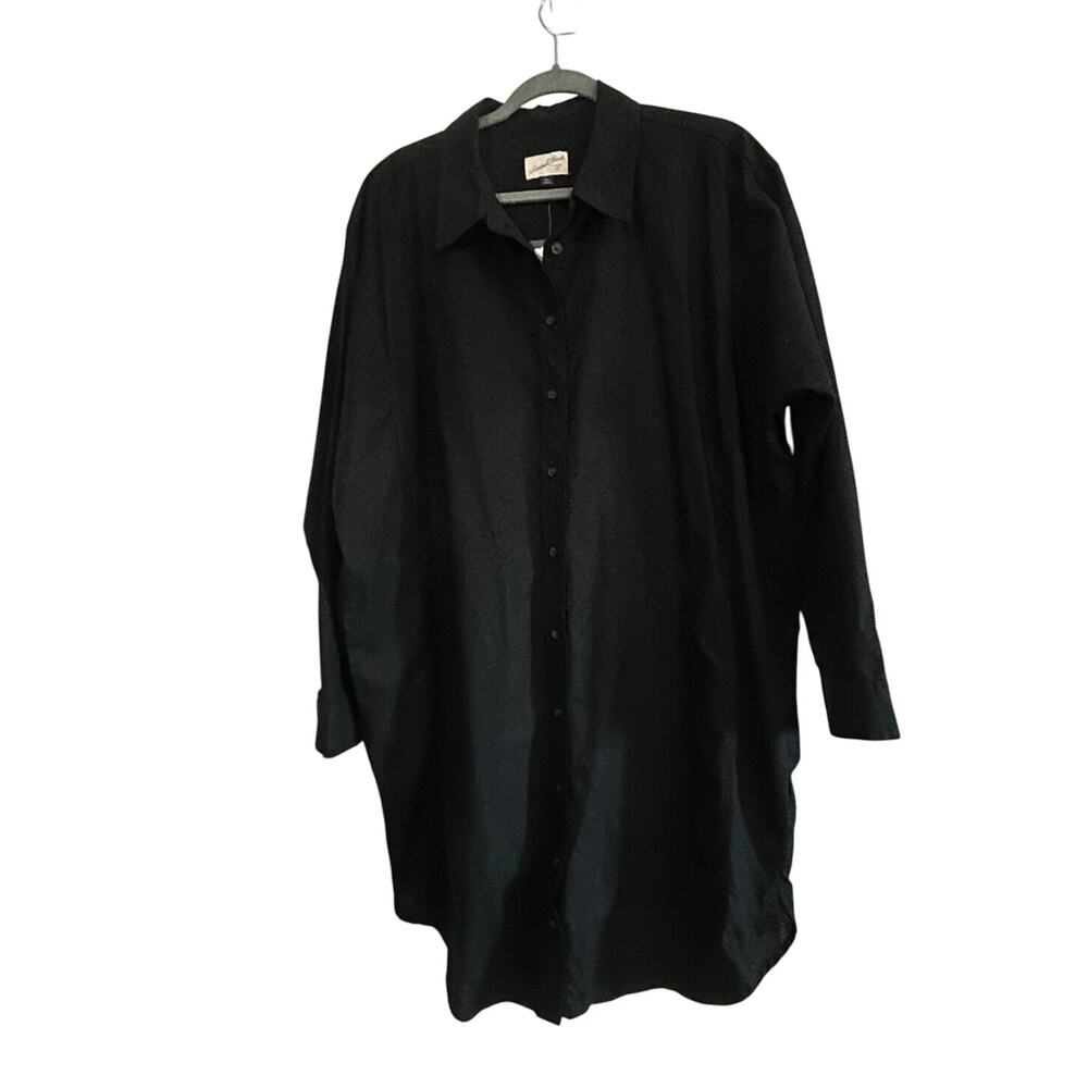 UNIVERSAL THREAD NWT $35 Black Button Down Mini S… - image 4